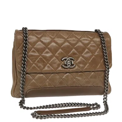 CHANEL FLAP BAG LEATHER SHOULDER BAG (PRE-OWNED)