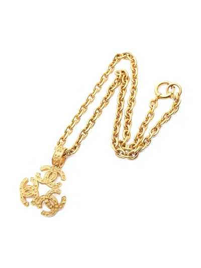 CHANEL INTERLOCKING CC-PENDANT NECKLACE