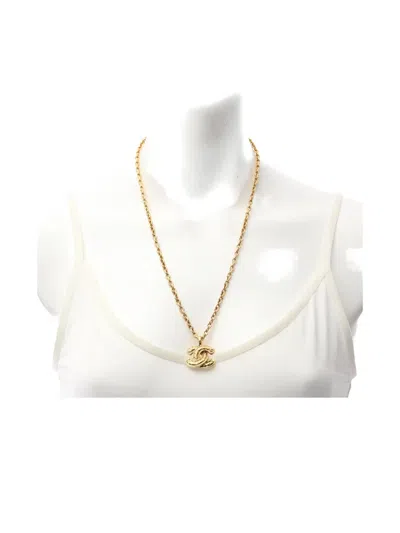CHANEL INTERLOCKING CC-PENDANT NECKLACE