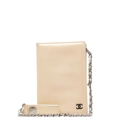 CHANEL LEATHER CARD WALLET (PRE-OWNED)