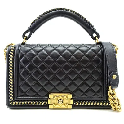 CHANEL LEATHER HANDBAG (PRE-OWNED)