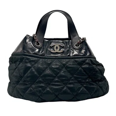 CHANEL LEATHER HANDBAG SHOULDER BAG (PRE-OWNED)