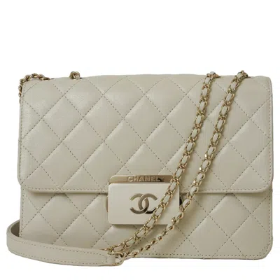 CHANEL LEATHER SHOULDER BAG (PRE-OWNED)