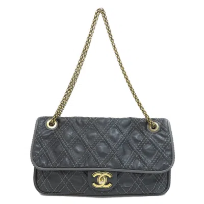 CHANEL LEATHER SHOULDER BAG (PRE-OWNED)