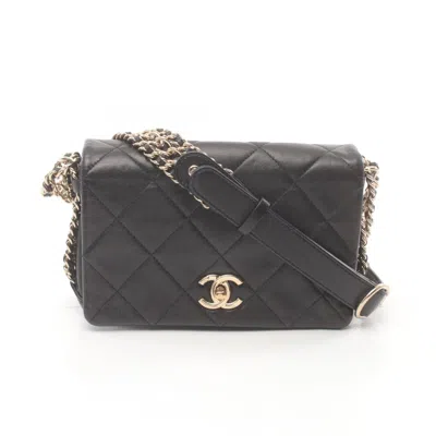 CHANEL LEATHER SHOULDER BAG (PRE-OWNED)