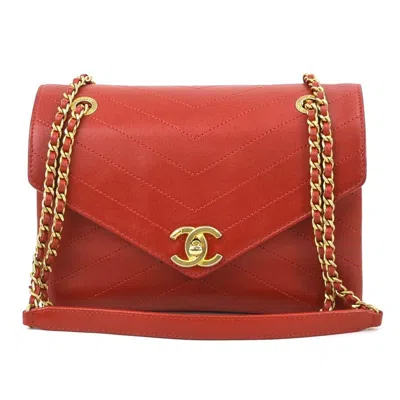 CHANEL LEATHER SHOULDER BAG (PRE-OWNED)