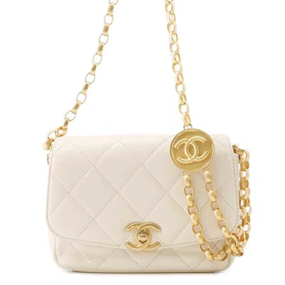 CHANEL LEATHER SHOULDER BAG (PRE-OWNED)