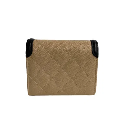 CHANEL LEATHER WALLET (BI-FOLD) (PRE-OWNED)