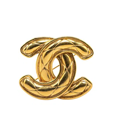 CHANEL MATELASSE BROOCH (PRE-OWNED)