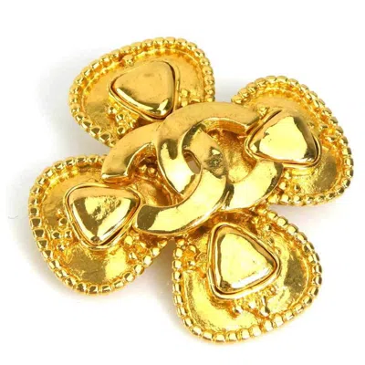 CHANEL METAL BROOCH (PRE-OWNED)