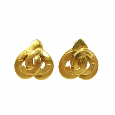 CHANEL METAL CLIP EARRINGS (PRE-OWNED)