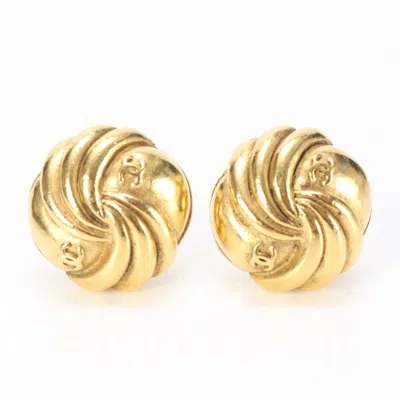 CHANEL METAL CLIP EARRINGS (PRE-OWNED)