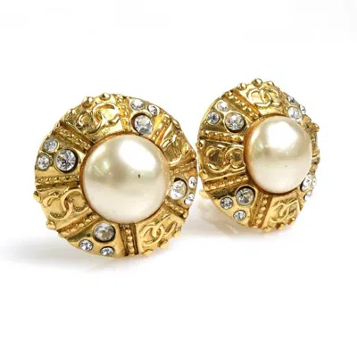 CHANEL METAL CLIP EARRINGS (PRE-OWNED)