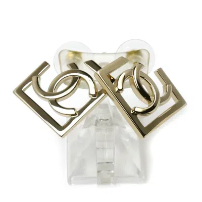 CHANEL METAL DROP EARRINGS (PRE-OWNED)