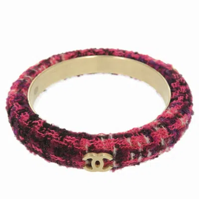 CHANEL PINK METAL BANGLE (PRE-OWNED)