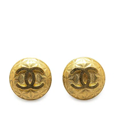 CHANEL PLATING CLIP EARRINGS (PRE-OWNED)