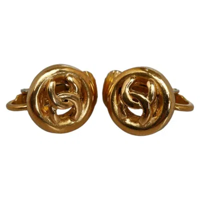 CHANEL PLATING CLIP EARRINGS (PRE-OWNED)