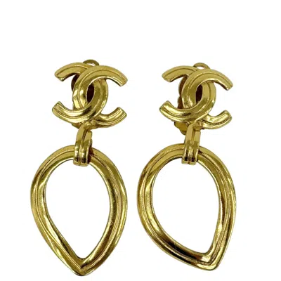 CHANEL PLATING CLIP EARRINGS (PRE-OWNED)