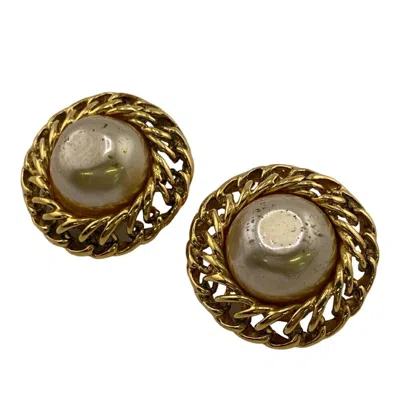 CHANEL PLATING CLIP EARRINGS (PRE-OWNED)