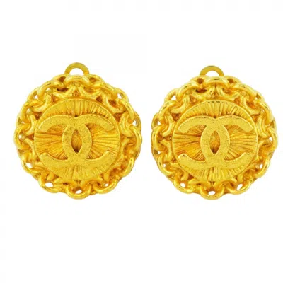 CHANEL PLATING CLIP EARRINGS (PRE-OWNED)