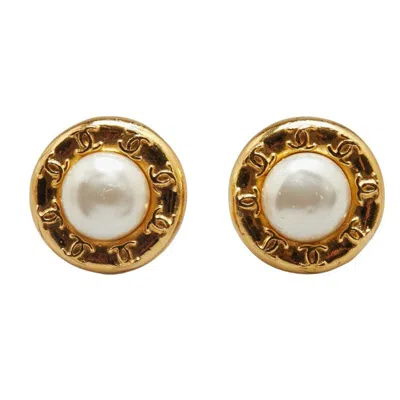 CHANEL PLATING CLIP EARRINGS (PRE-OWNED)