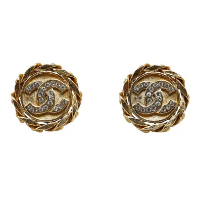 CHANEL PLATING CLIP EARRINGS (PRE-OWNED)