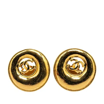 CHANEL PLATING CLIP EARRINGS (PRE-OWNED)