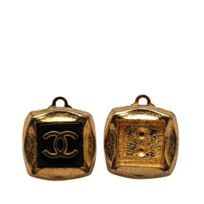 CHANEL PLATING CLIP EARRINGS (PRE-OWNED)