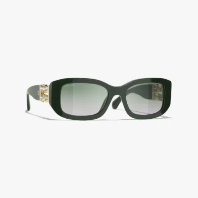 CHANEL RECTANGLE SUNGLASSES