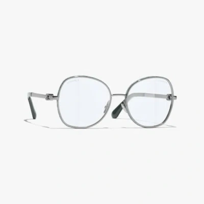 CHANEL ROUND BLUE LIGHT GLASSES