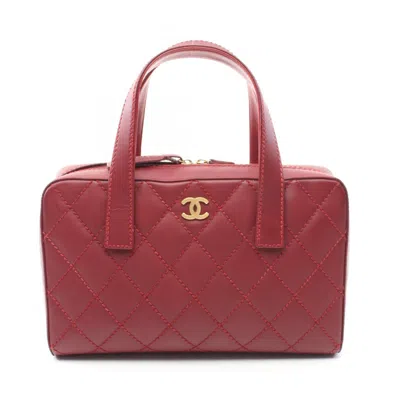 CHANEL WILD STITCH LEATHER HANDBAG (PRE-OWNED)