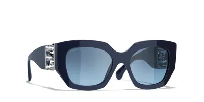 CHANEL CHANEL WOMAN SUNGLASS CAT EYE SUNGLASSES CH5545