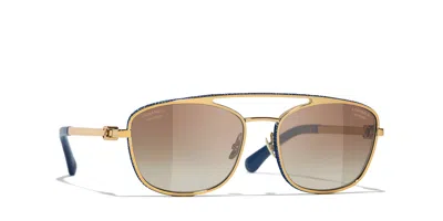 CHANEL CHANEL WOMAN SUNGLASS PILOT SUNGLASSES CH4290Q
