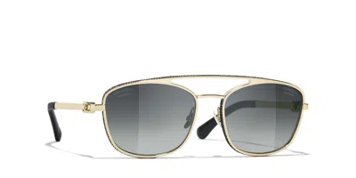 CHANEL CHANEL WOMAN SUNGLASSES PILOT SUNGLASSES CH4290Q