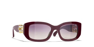 CHANEL CHANEL WOMAN SUNGLASS RECTANGLE SUNGLASSES CH5542