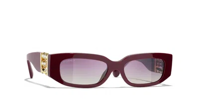 CHANEL CHANEL WOMAN SUNGLASSES RECTANGLE SUNGLASSES CH5544
