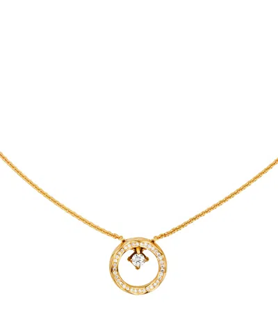 CHANEL YELLOW GOLD AND DIAMOND COCO CRUSH NECKLACE