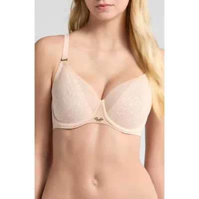 CHANTELLE LINGERIE CHANTELLE LINGERIE PURE LACE UNLINED UNDERWIRE MINIMIZER BRA