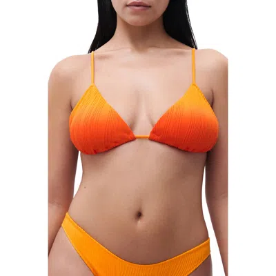 CHANTELLE PULP CHANTELLE PULP JACQUARD TRIANGLE BIKINI TOP