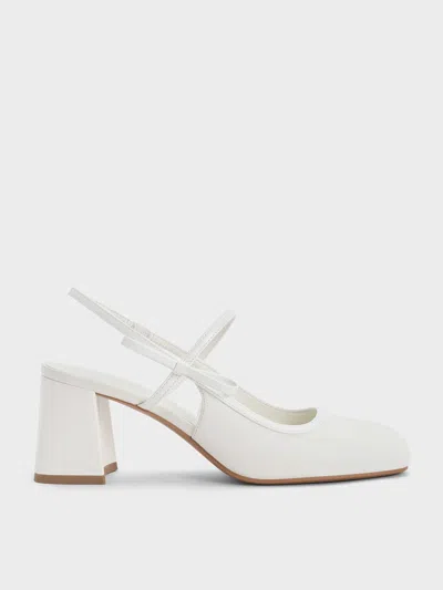 CHARLES & KEITH CHARLES & KEITH - BOW SLINGBACK MARY JANE PUMPS