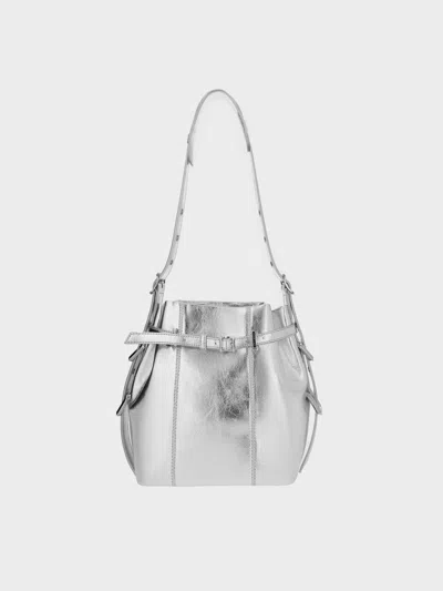 CHARLES & KEITH CHARLES & KEITH - BRYNA METALLIC BELTED BUCKET BAG