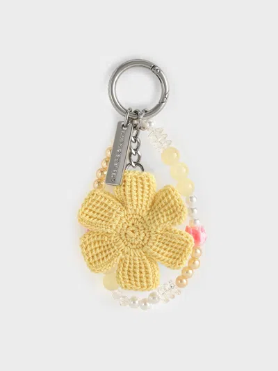 CHARLES & KEITH CHARLES & KEITH - CROCHET FLOWER BEADED CHARM