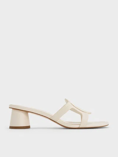 CHARLES & KEITH CHARLES & KEITH - EASLEY CUT-OUT HEELED SANDALS