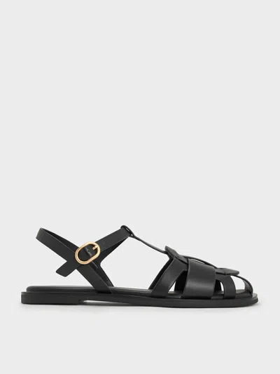 CHARLES & KEITH CHARLES & KEITH - EASLEY T-BAR CAGED SANDALS