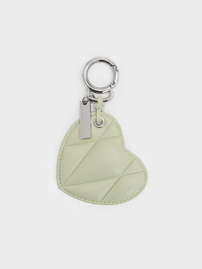 CHARLES & KEITH CHARLES & KEITH - HEART QUILTED MIRROR CHARM