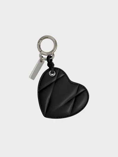CHARLES & KEITH CHARLES & KEITH - HEART QUILTED MIRROR CHARM