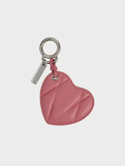 CHARLES & KEITH CHARLES & KEITH - HEART QUILTED MIRROR CHARM