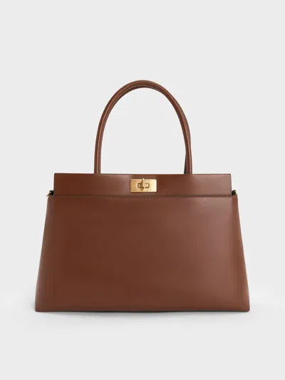 CHARLES & KEITH CHARLES & KEITH - LENNIE TOP HANDLE SATCHEL BAG