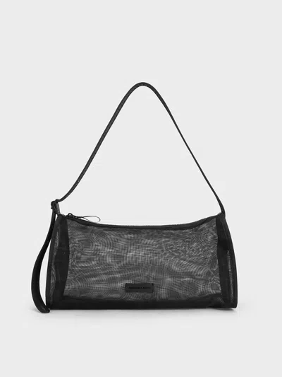 CHARLES & KEITH CHARLES & KEITH - MESH ELONGATED SHOULDER BAG