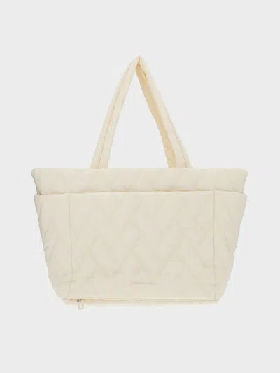 CHARLES & KEITH CHARLES & KEITH - NYLON CHEVRON TOTE BAG